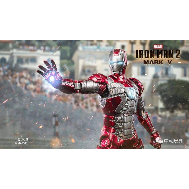 [ZD Toys] 1/10 : Iron Man 2 Mark V (Mark 5) ของใหม่ พร้อมส่ง