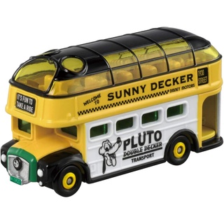 🚍 พร้อมส่ง 🚍 Tomica Disney Motors DM-19 Sunny Decker Pluto รถโรงเรียน พลูโต เปิดหลังคาเก็บของได้ ของแท้ มือ 1 ใหม่