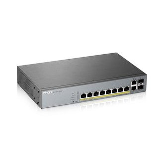 Zyxel (GS1350-12HP) Smart Managed PoE Switch 8 Port Gigabit, 2 SFP 130W