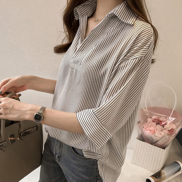 Monday 2020 มาแว้ว มาแว้ว มาแว้ว เสื้อสาวออฟฟิตคอปกเก๋ๆ ใส่คู่กับกางเกงหรือกระโปรงก็สุภาพได้กับทุกงาน - รูปที่ 4