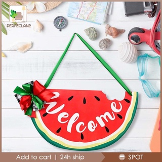 ป้าย Welcome ลายแตงโม สําหรับแขวนตกแต่งผนัง ประตู คาเฟ่ บาร์