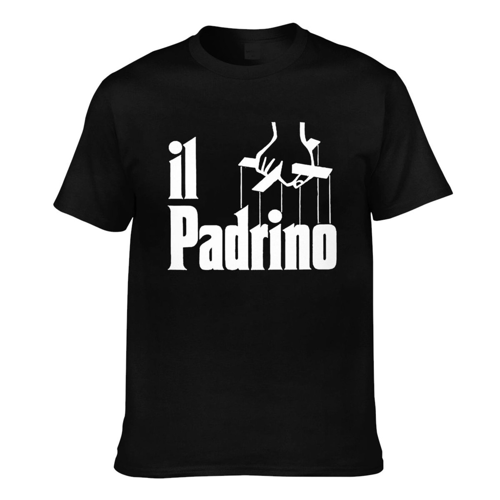 เสื้อยืด พิมพ์ลายโลโก้ The Godfather El Padrino หลากสี สไตล์วินเทจ สําหรับผู้ชาย