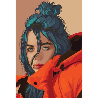 โปสเตอร์ Billie Eilish บิลลี ไอลิช รูปภาพ ภาพถ่าย ตกแต่งบ้าน ตกแต่งผนัง Music Poster โปสเตอร์วินเทจ โปสเตอร์วงดนตรี