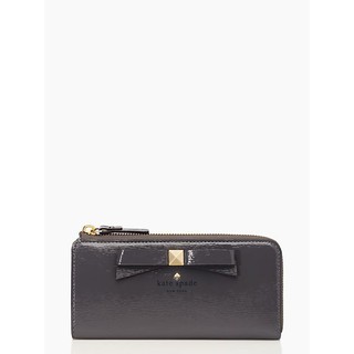 Kate Spade beacon court nisha  - shadow grey  ใส่บัตรได้ 12 ใบ