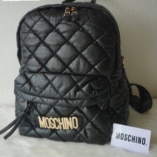 🌸💕 Moschino Quilted Leather Backpack 🌸💕