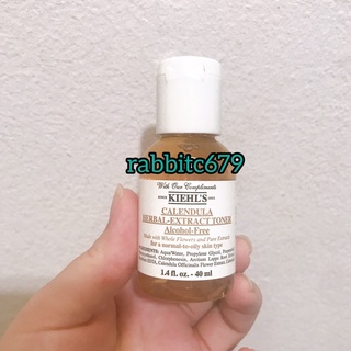 [พร้อมส่ง+ฉลากไทย] Kiehls Calendula Herb Extract Alcohol-Free Toner 40ml. โทนเนอร์ คีลล์