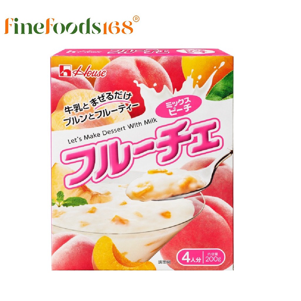 เฮ้าส์ ฟรูเช่พีช (น้ำเชื่อมรสพีช) 200 กรัม House Fruiche Peach 200 g.