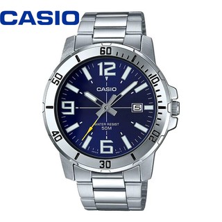 นาฬิกาผู้ชาย Casio รุ่น MTP-VD01D สายแสตนเลส สีเงิน ของแท้100% ประกันศูนย์1ปี จากร้าน