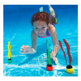 ของเล่นในน้ำ ทุ่นในน้ำ Intex - Mainan Air Anak Underwater Fun Balls 55503Np