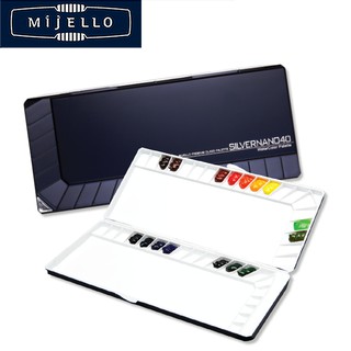 Mijello จานสีน้ำ Mijello Nano 40 สี (NANO SILVER 40)