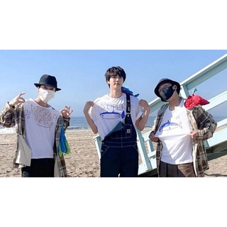 คอตต้อนคอกลมเสื้อยืด พิมพ์ลาย Bts JIN Super Tuna DTFS-5XL