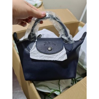 พร้อมส่งLongchamp cuir xs navy