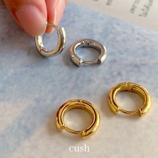 cush.th plain earrings