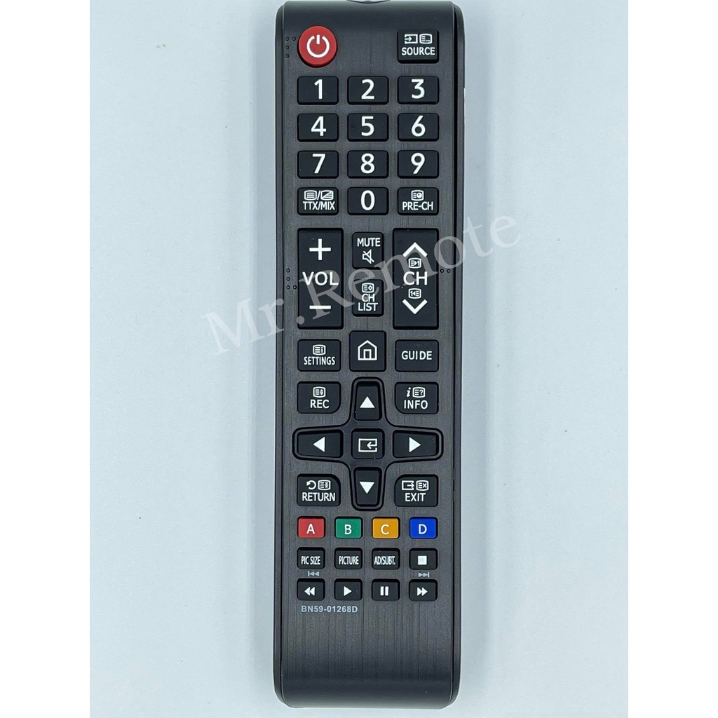 รีโมททีวี Samsung  รุ่น BN59-01268D สมาร์ททีวีใช้สำหรับหลายรุ่น QLED / UHD / 4K / MU8000 / MU9000 / 