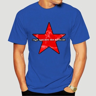 เสื้อยืดผ้าฝ้าย 100% พิมพ์ลายโลโก้วงร็อค Ratm Rage Against The Machine Star สําหรับผู้ชาย 5685Xสามารถปรับแต่งได้