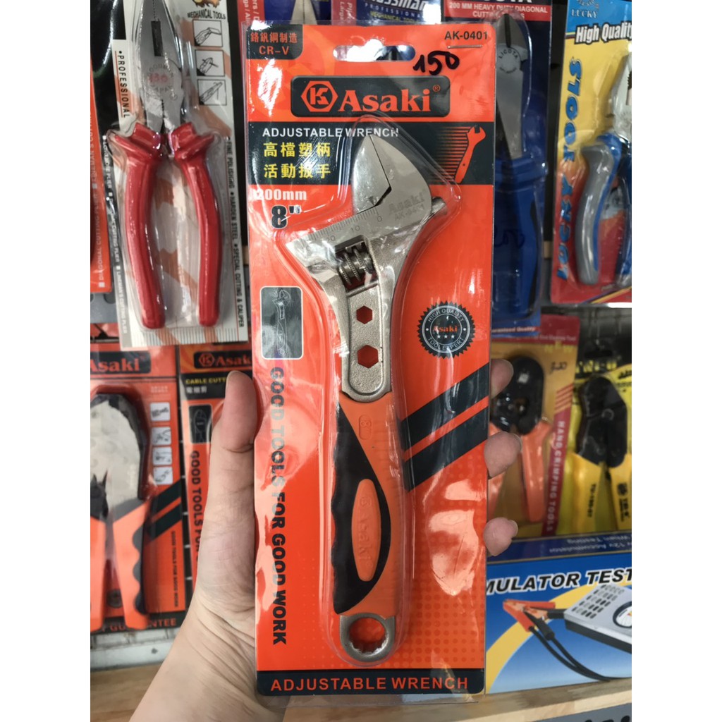 [FOLLOW เพื่อรับ Voucher]ประแจ Asaki AK-0401 8inh-200mm - AK0401