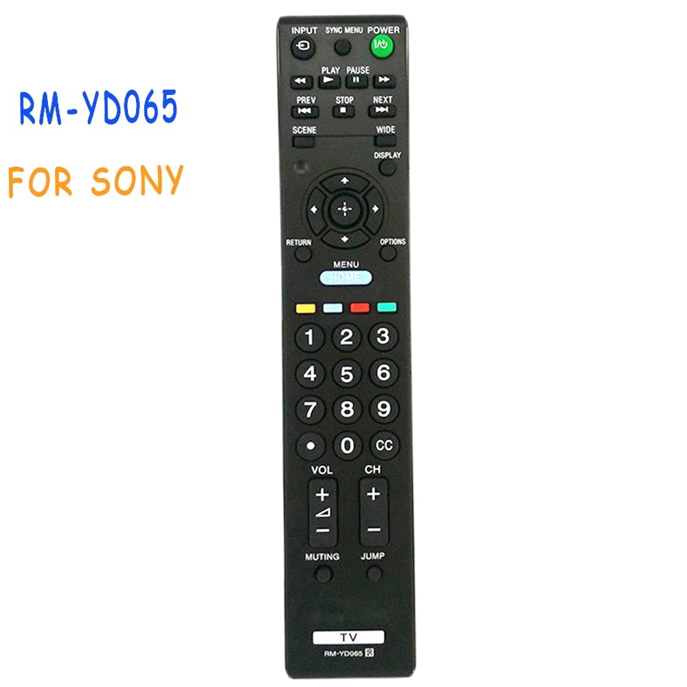 Sony RM-YD065 ใหม่เปลี่ยนรีโมทคอนโทรล RM-YD065 สําหรับ SONY Bravia LCD TV KDL-46BX420 KDL-55BX520 KD