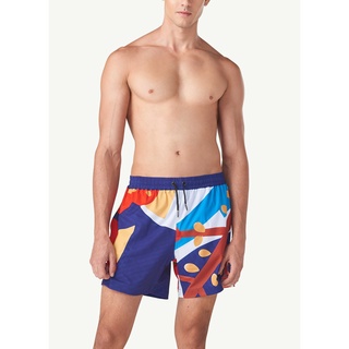 Angelys Balek กางเกงว่ายน้ำผู้ชาย Mid - Lenght Swim Short รุ่น FW21SWM00300204 สีมัลติคัลเลอร์