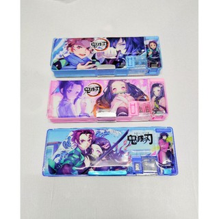กล่องดินสอ ลายดาบพิฆาตอสูร แบบแม่เหล็กเปิดได้ 2 ด้าน
