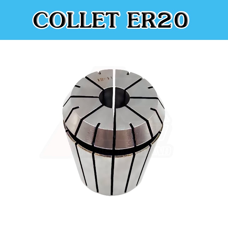 คอลเล็ค ER20 ลูกคอลเล็ค ER Spring Collet จับดอกเอ็นมิล ไซส์ 1-13 Pricition ≤ 0.008 mm