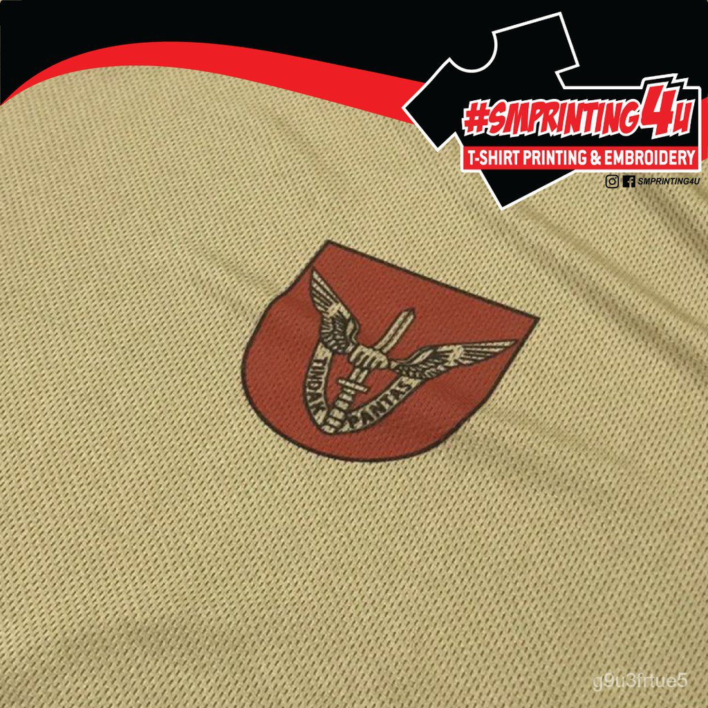 9bx6 Sm 043 Para Special Forces Army Style T Shirt Microfiber Color Sand Khaki Short Sleeve Warna Baju Tentera Darat G9u3frtue5 Thaipick
