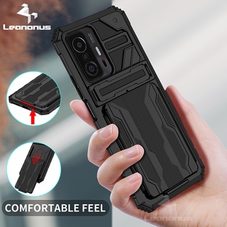 Xiaomi MI 11T Pro / 11T Cases with Stand Holder Super Armor Back Cover Case Shockproof Casing With Card Slot