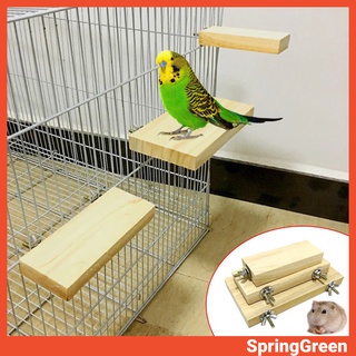 (SPRINGGREEN) ของเล่นไม้แบบแขวนสําหรับนกแก้ว