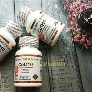 ♦️Co Q10 ,California Gold Nutrition 100 mg. 120 Softgels (พร้อมส่ง)