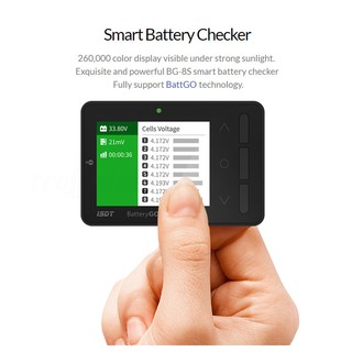 เครื่องตรวจสอบแบตเตอรี่ ISDT BatterGo BG-8S SMART VOLTAGE TESTER