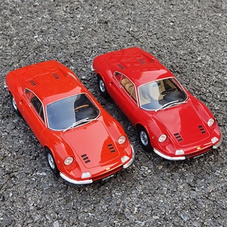 โมเดลรถยนต์ Ferrari Ferrari Dino 246 GT 607L 1969 ขนาด 1:18 ของเล่นสําหรับเด็ก