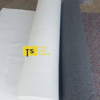 แผ่นใยสังเคราะห์ geotextile สำหรับทำสวน ปูสนาม สีขาว/ดำ(ราคาต่อหลา)