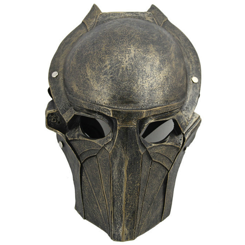 Mask หน้ากาก จากหนัง The Predator พรีเดเตอร์ เดอะ เพรดเดเทอร์ คนไม่ใช่คน วัสดุ ไฟเบอร์กลาส สำหรับใส่
