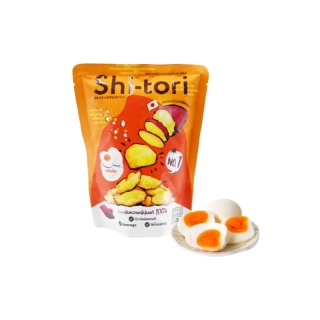 Shitori Chips มันหวานญี่ปุ่นทอดอบกรอบ รส Salted Egg ไข่เค็ม 1 แพ็ค 25 กรัม #ขนมของเก้า #อร่อยชิพส์หาย #ดวงใจเทวพรหม