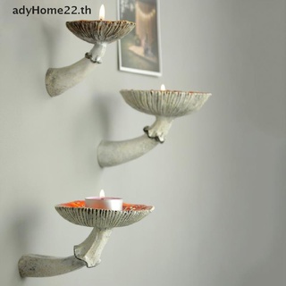 Adyhome ชั้นวางของเรซิ่น รูปเห็ด สําหรับแขวนตกแต่งผนัง