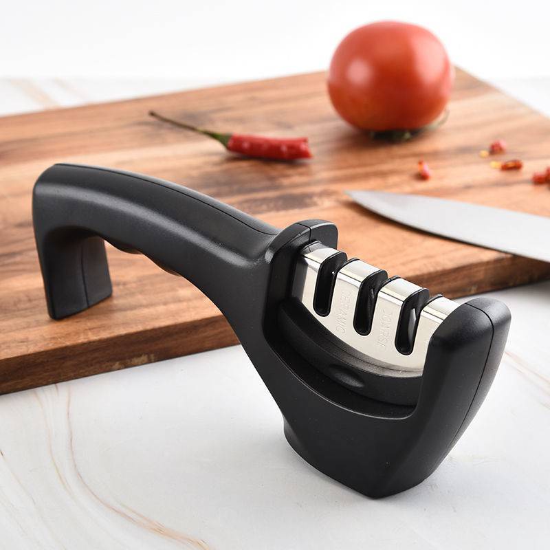 แท่นลับมีด ที่ลับมีด ที่ลับกรรไกร อุปกรณ์ลับของมี หินลับมีด 3in1 ลับได้คมมาก Knife Sharpene #C-0032 - รูปที่ 3