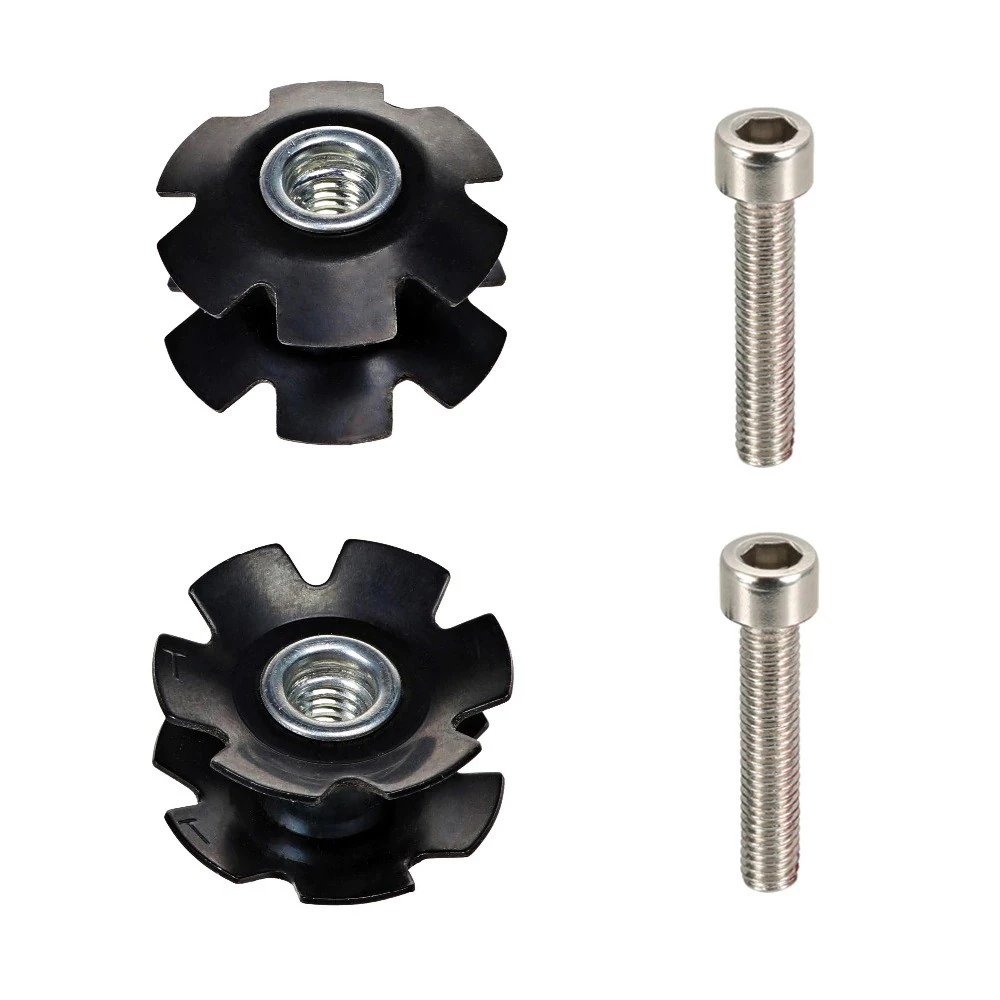 สตานัทสำหรับตอกยึดซางโช๊ค พร้อมสกรู M6 x 40 mm. MTB Star Nut 1-1/8" With screw (2ชุด)