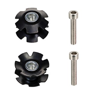 สตานัทสำหรับตอกยึดซางโช๊ค พร้อมสกรู M6 x 40 mm. MTB Star Nut 1-1/8" With screw (2ชุด)