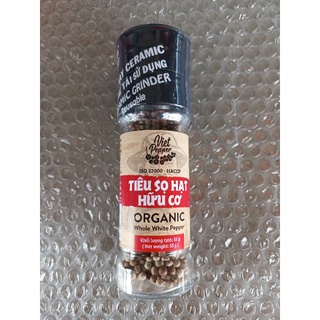 Viet Pepper Organic Whole White Pepper พริกไทย ออร์แกนนิคชนิดเม็ด 55กรัม ราคาพิเศษ