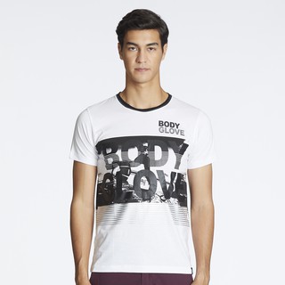 BODY GLOVE Mens Premium Tee T-Shirt เสื้อยืด ผู้ชาย สีขาว-00