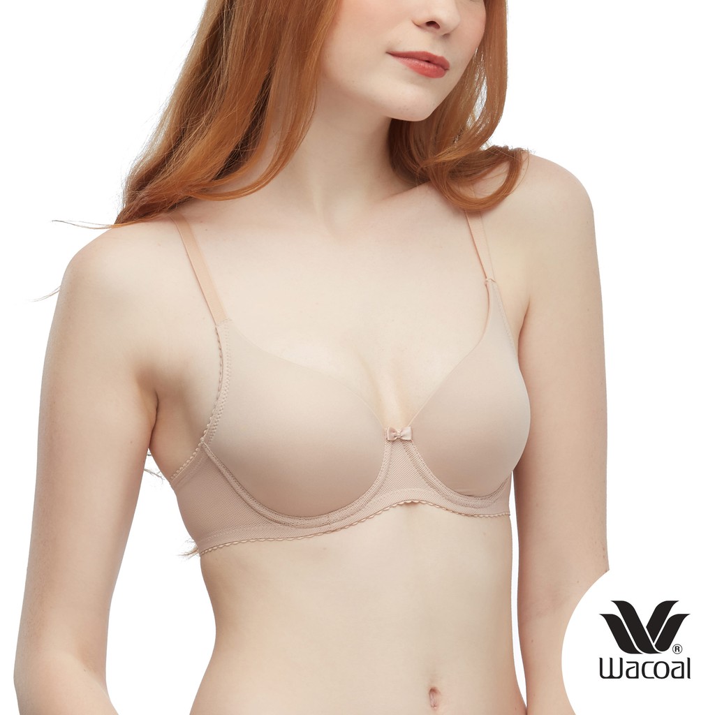 Wacoal Seamless Bra เสื้อชั้นใน รุ่น WB5A86 สีเบจ (BE)