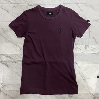 CPS CHAPS SYMBOLIC TEE SEAMLESS 1ST COLLECTION SIZE M - BURGUNDY เสื้อยืดผู้ชาย ซีพีเอส แชปส์