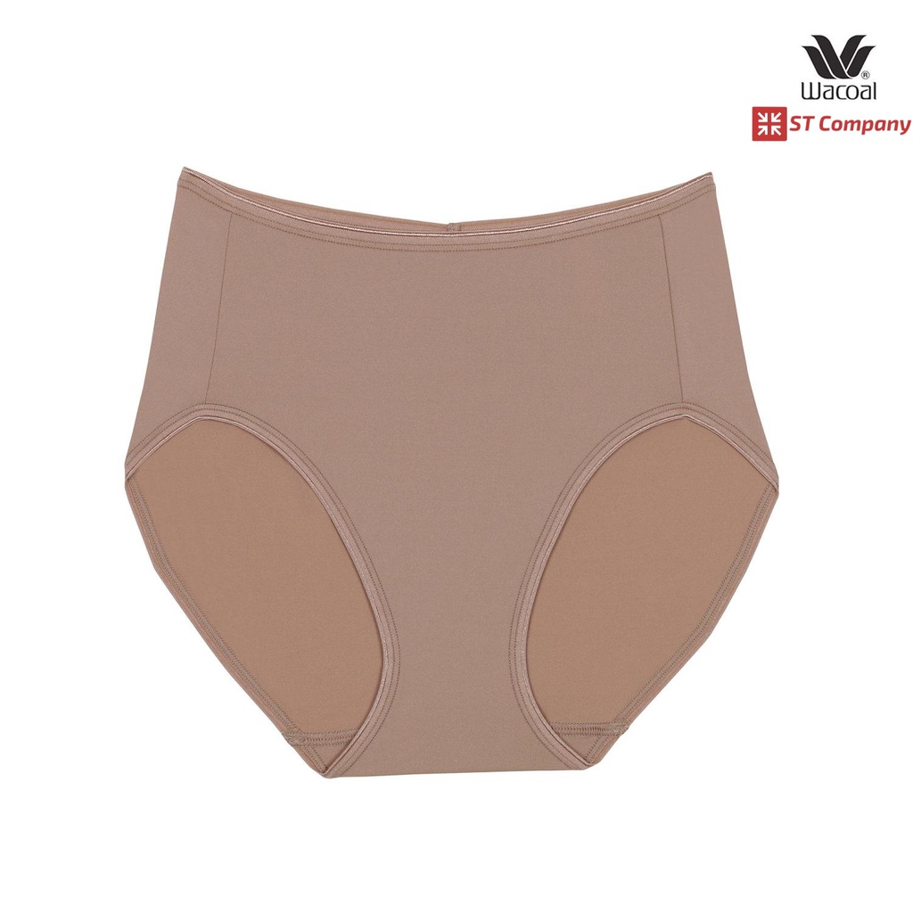 Wacoal Super Soft Short ทรงเต็มตัว เอวสูง สีโอวัลติน (1 ตัว) รุ่น WU4992 ขอบเรียบ กางเกงในผู้หญิง วาโก้ เต็มตัว กางเกงใน