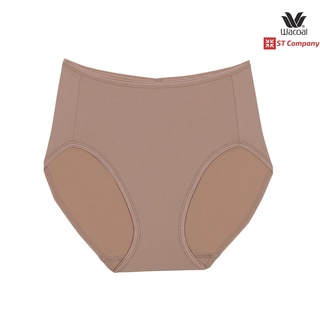 Wacoal Super Soft Short ทรงเต็มตัว เอวสูง สีโอวัลติน (1 ตัว) รุ่น WU4811 ขอบเรียบ กางเกงในผู้หญิง วาโก้ เต็มตัว กางเกงใน