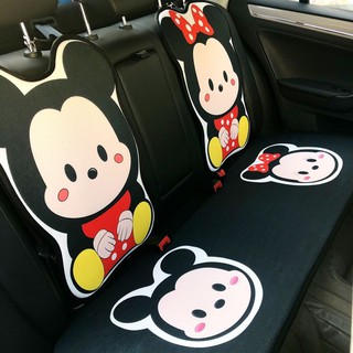 Fast shipping 🔥👌 car seat ชุดระบายอากาศเบาะรองนั่งในรถลายการ์ตูนแดง