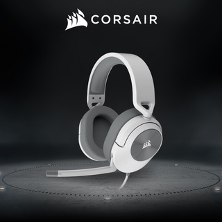 NEW ! Corsair HS55 SURROUND Wired Gaming Headset [Carbon] หูฟังดีไซน์ใหม่ ใส่สบาย ทำจากวัสดุอย่างดีใส่กระชับกับหัว