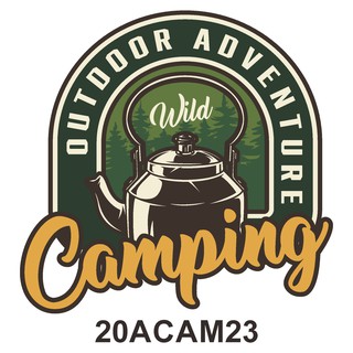 ขายราคาถูก ตัวรีดราคาส่ง รีดติดลงบนเสื้อ ลายcamping