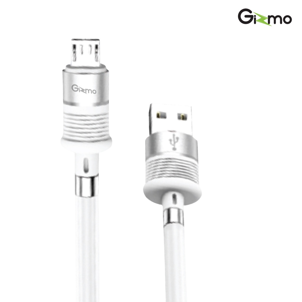 Gizmo สายชาร์จแม่เหล็ก พอร์ต lightining,Type-c, Micro  มีแม่เหล็กเพื่อเก็บสาย รุ่น GU-033,34,35