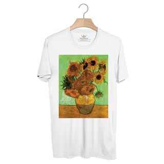 BP707 เสื้อยืด Still Life Vase with Twelve Sunflowers