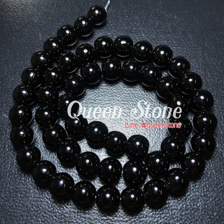 *ขายส่ง* นิล 8 มิล โอนิกส์ onyx หินดำ หินสีดำ นิลดำ หินนำโชค ผู้ชาย