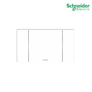 Schneider ชุดสวิตช์สองทาง 2 ช่อง สีขาว รุ่น AvatarOn A : M3T03_WE+ 